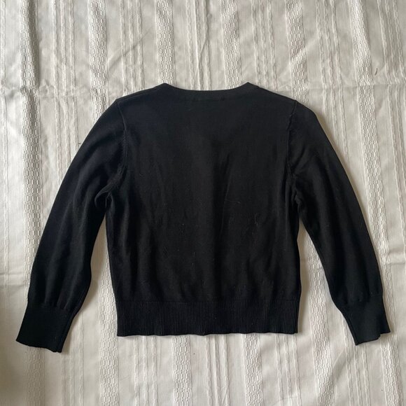 Karl Lagerfeld Paris Button-up Pearl Cardigan Chic - Picture 4 of 4